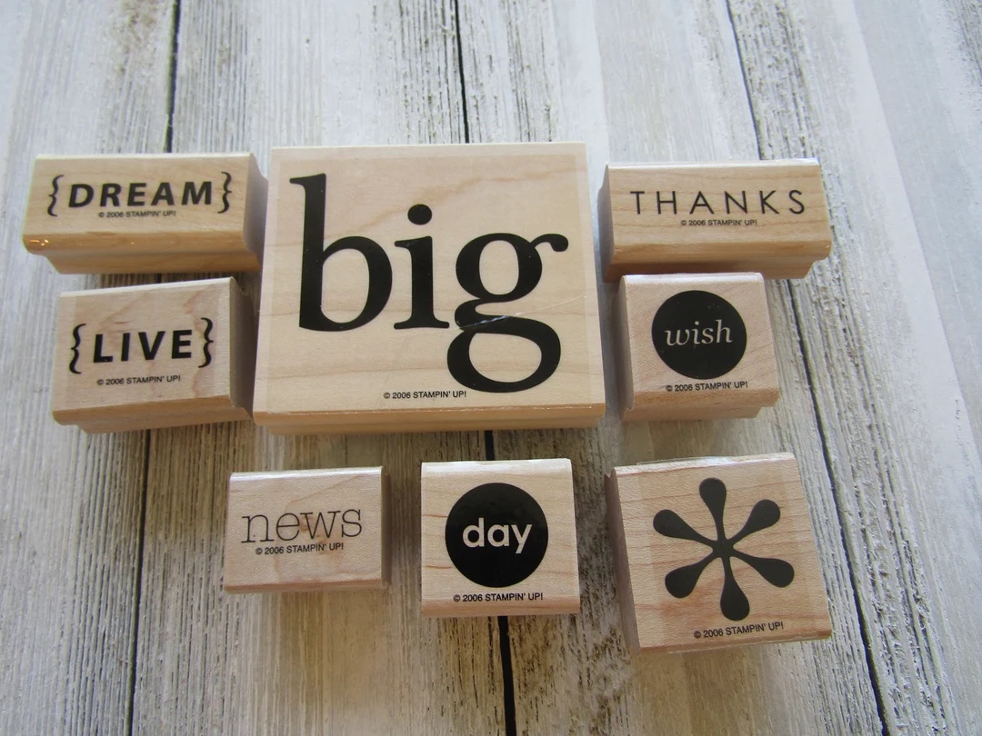 GUC Stampin’ Up “Think Big” Stamp Set