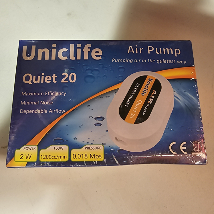 Uniclife Quiet 20 Aquarium Air Pump