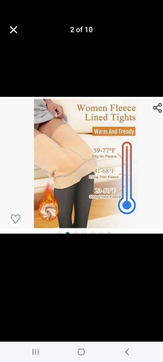 Fleece Lined Stirrup Tights image indicator(2)