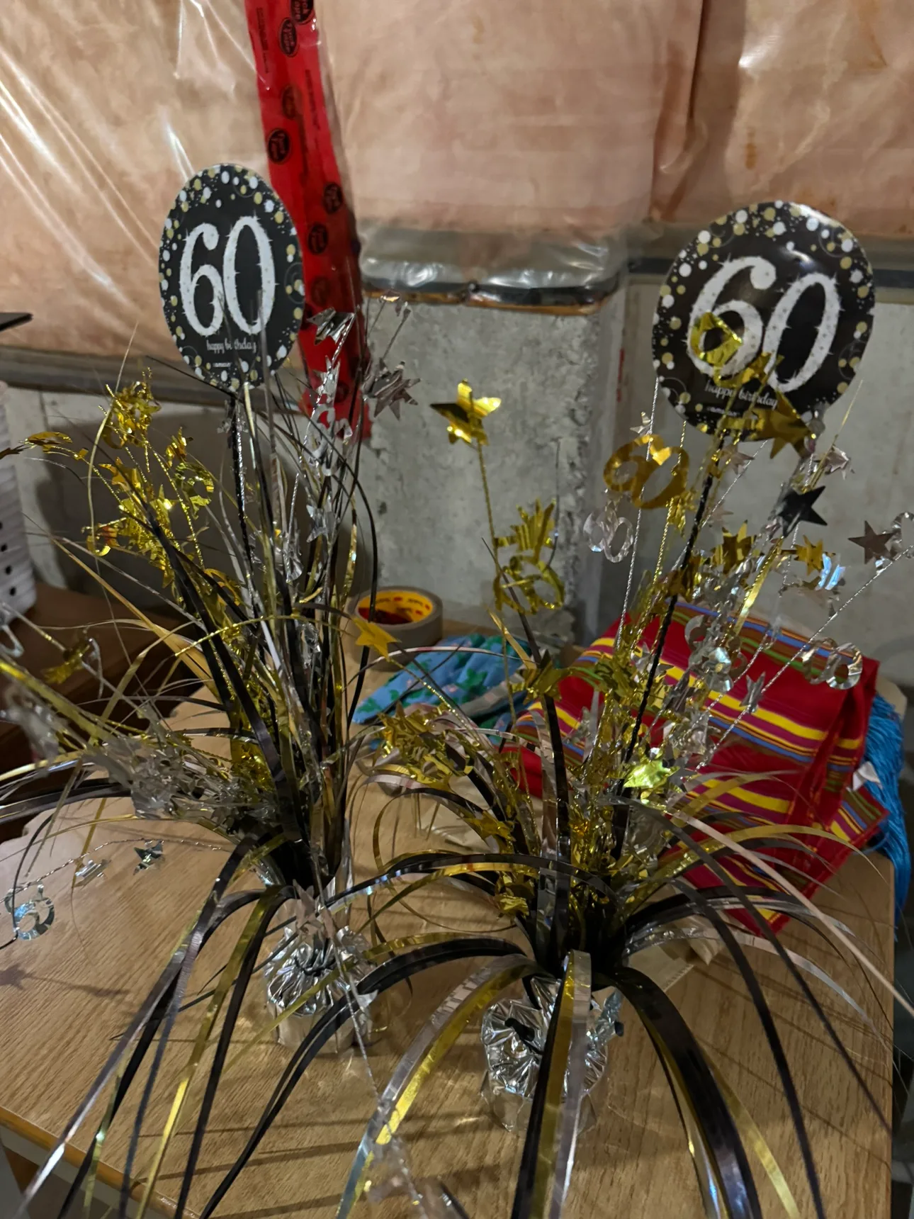 60th Birthday Centerpieces and etc thumbnail