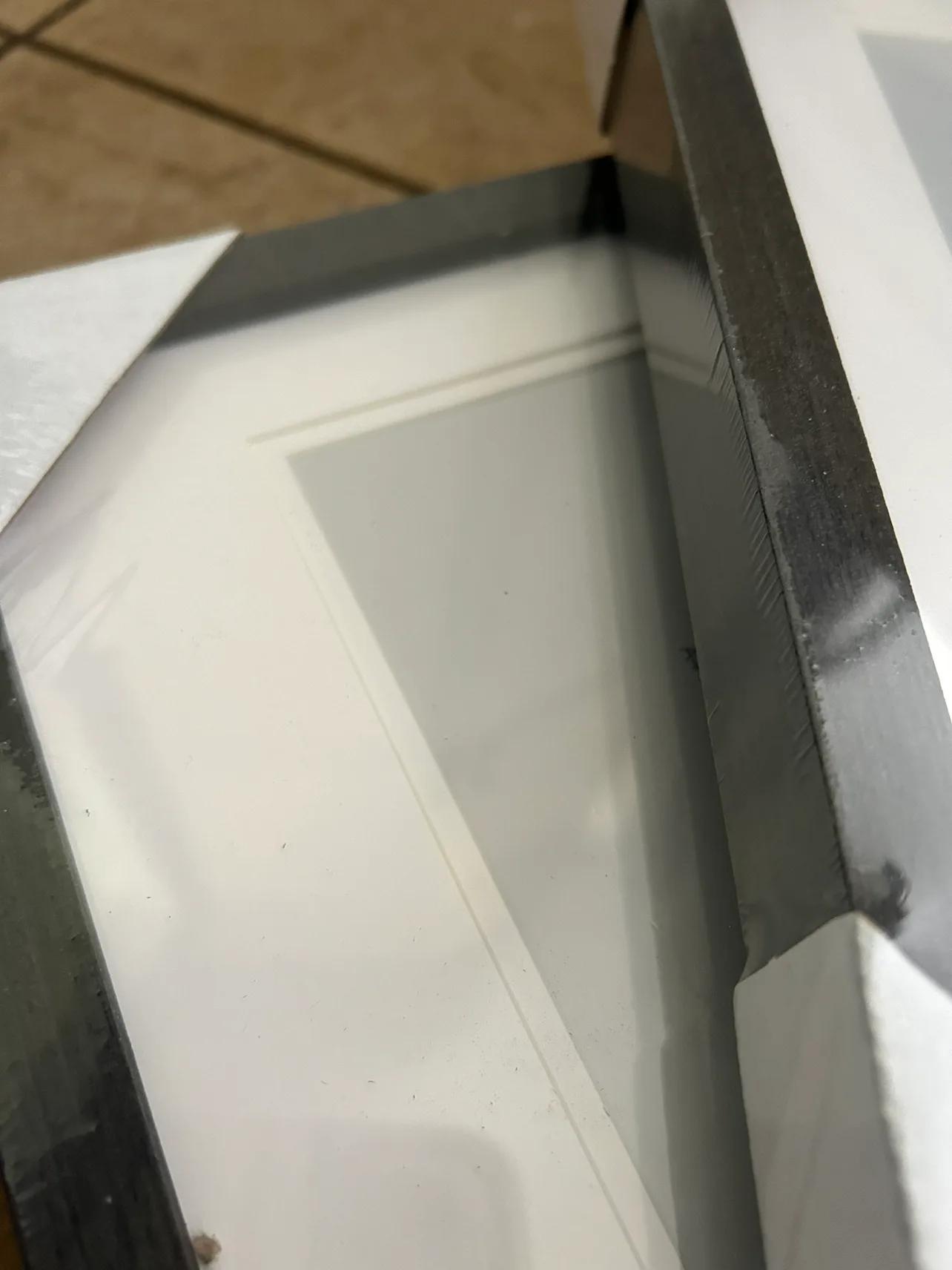 Set of 8x6" Dark Wood Picture Frames image indicator(4)