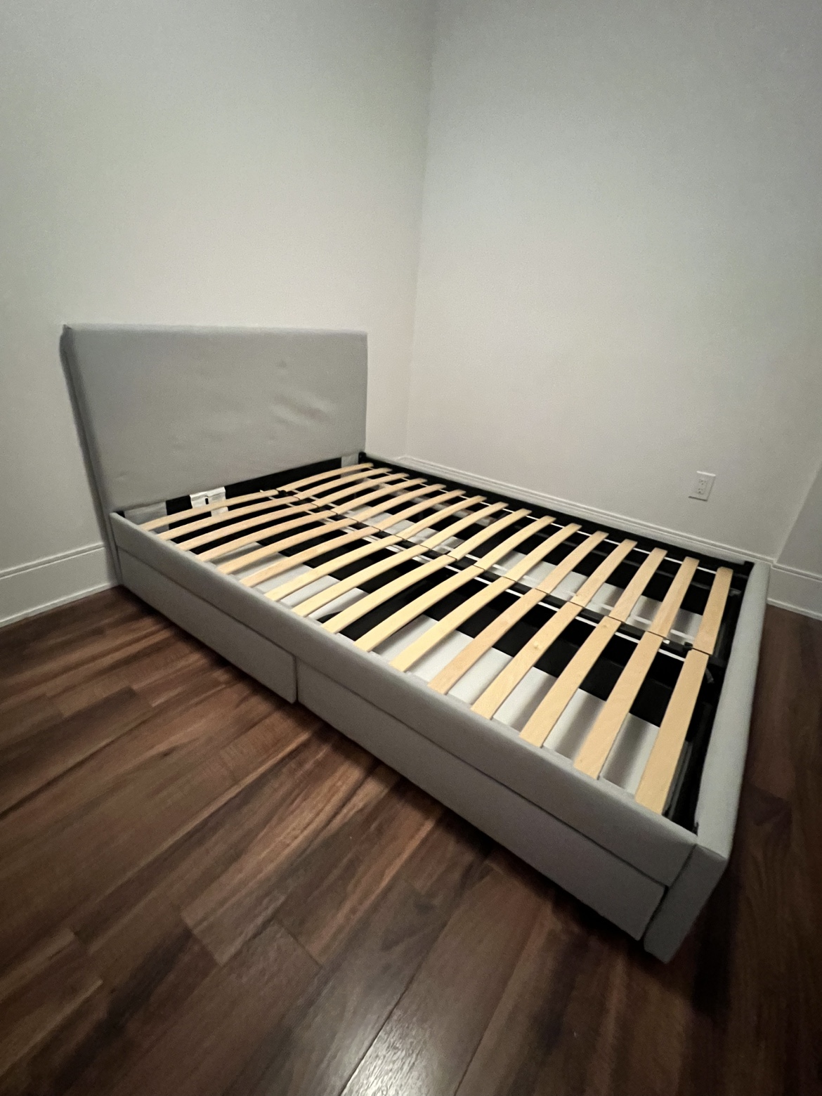 IKEA GLADSTAD Upholstered Bed with storage drawers - photo 3