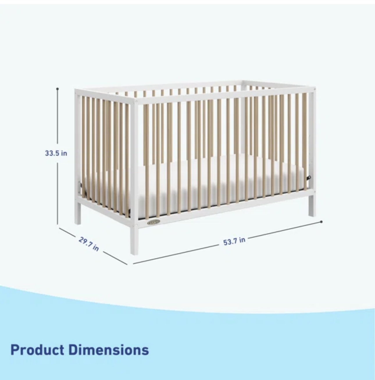 Graco Teddi Convertible Crib - photo 2