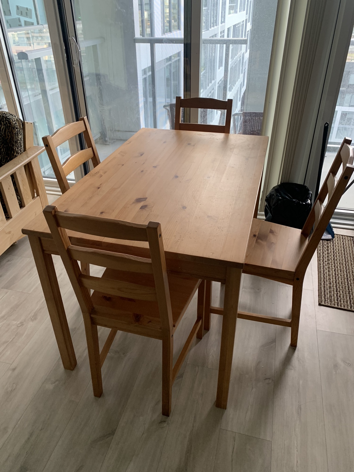 IKEA Table and 4 Chairs - photo 2