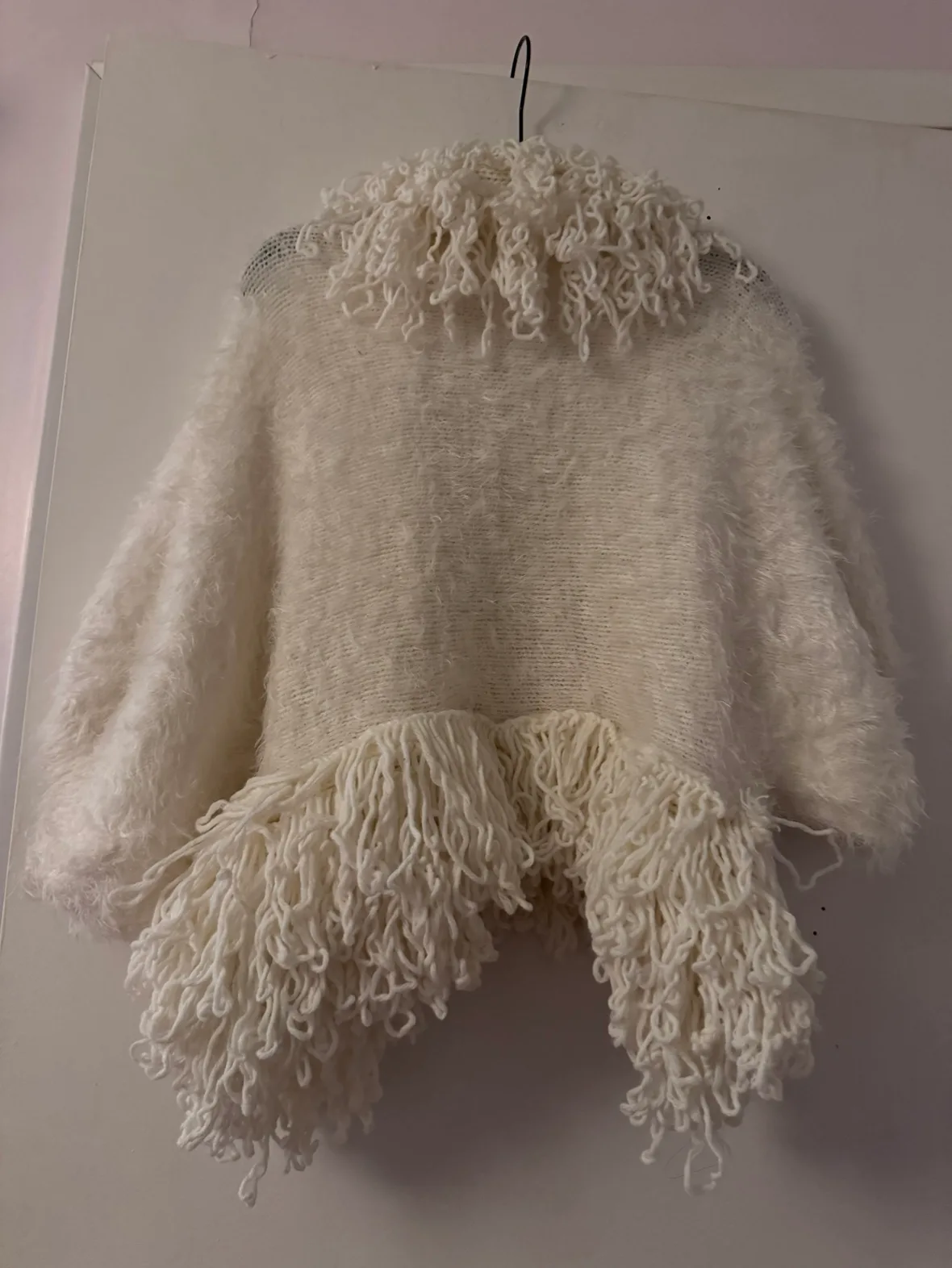 White Fringe Cardigan image indicator(2)