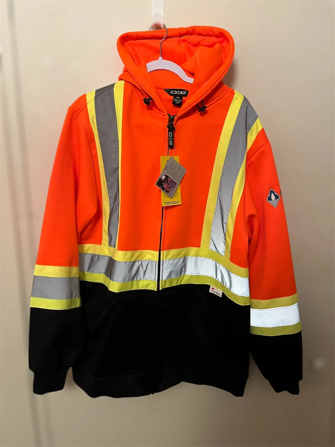 CX2 Hivis Freedom Hi-Vis Full Zip Fleece Hoodie thumbnail