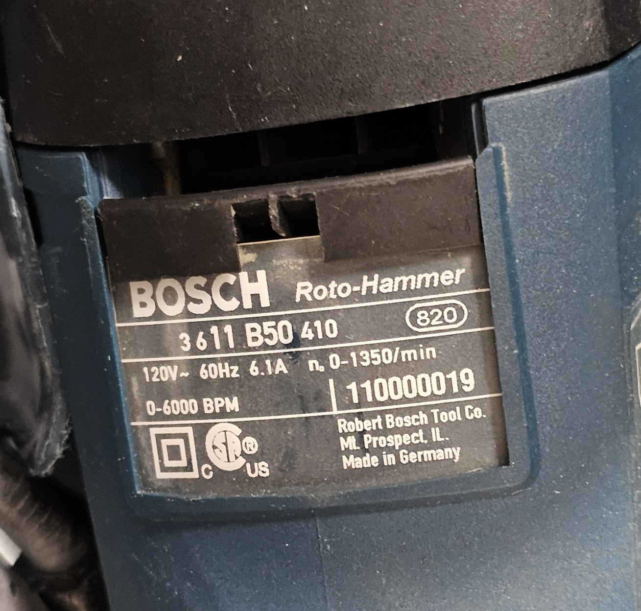 Bosch  Roto-Hammer Drill - photo 3