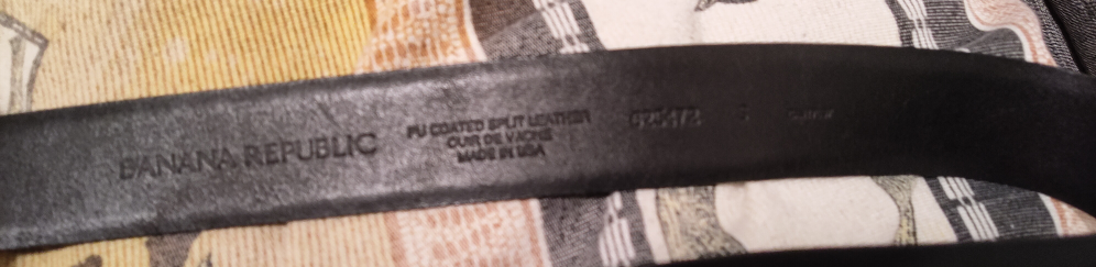 Banana Republic Black Leather Belt! - photo 3