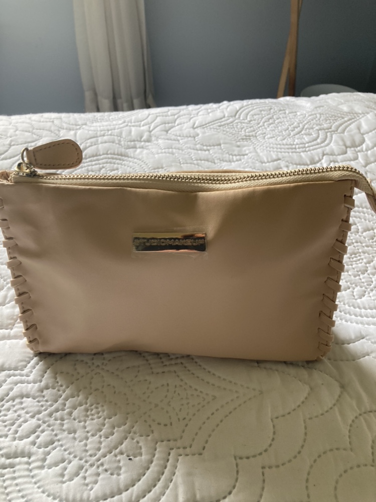 Tan Makeup Bag