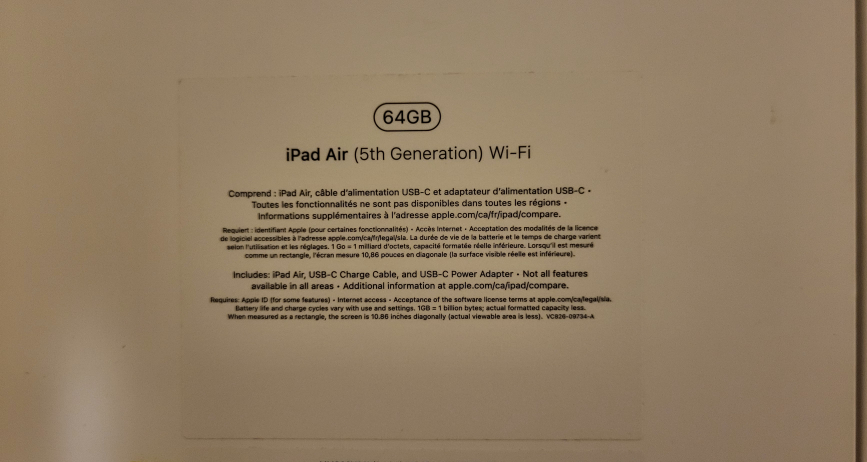 iPad Air (5th Generation) 64GB Wi-Fi - Space Grey - photo 5