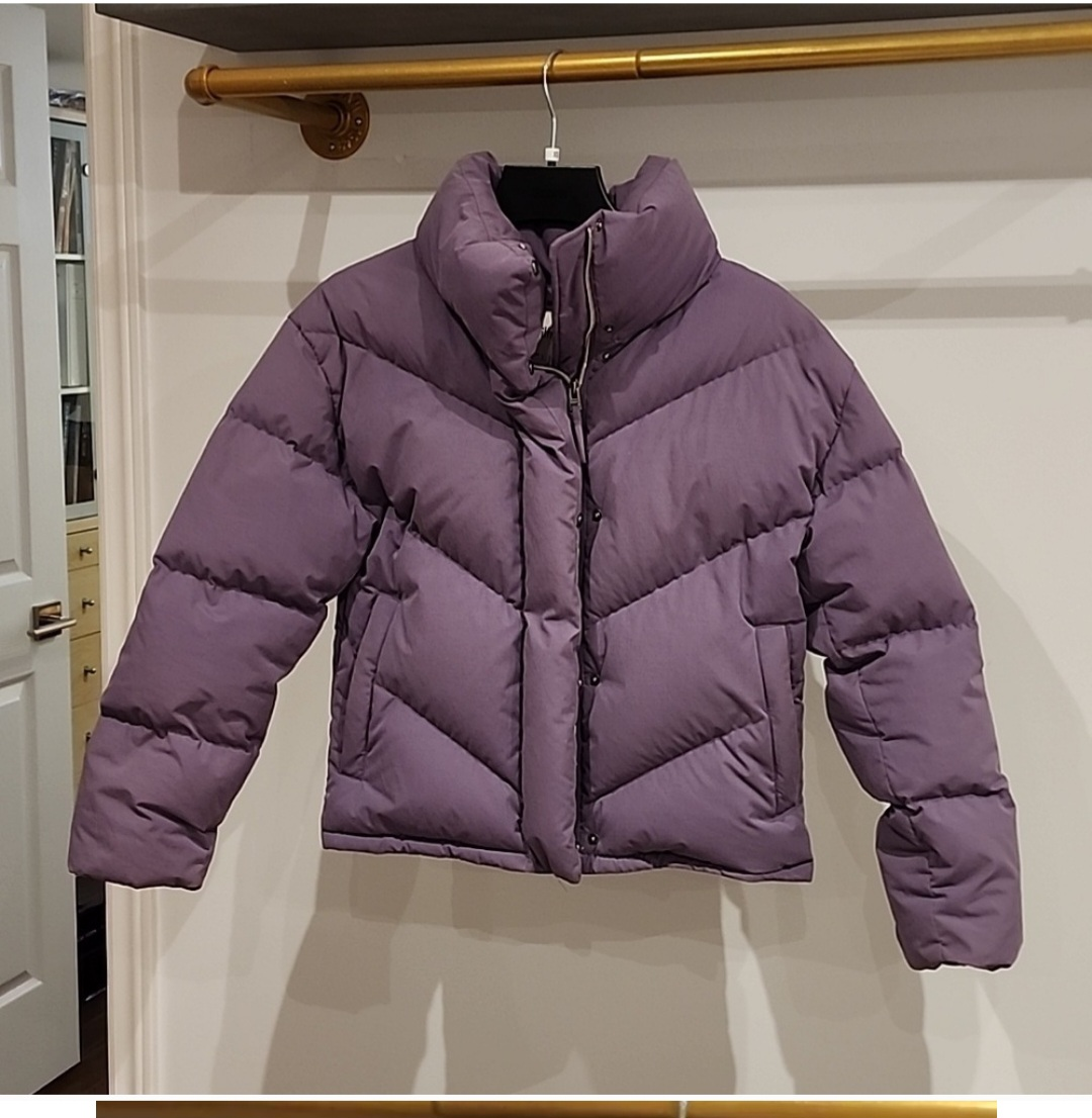 Wilfred Purple Puffer Jacket