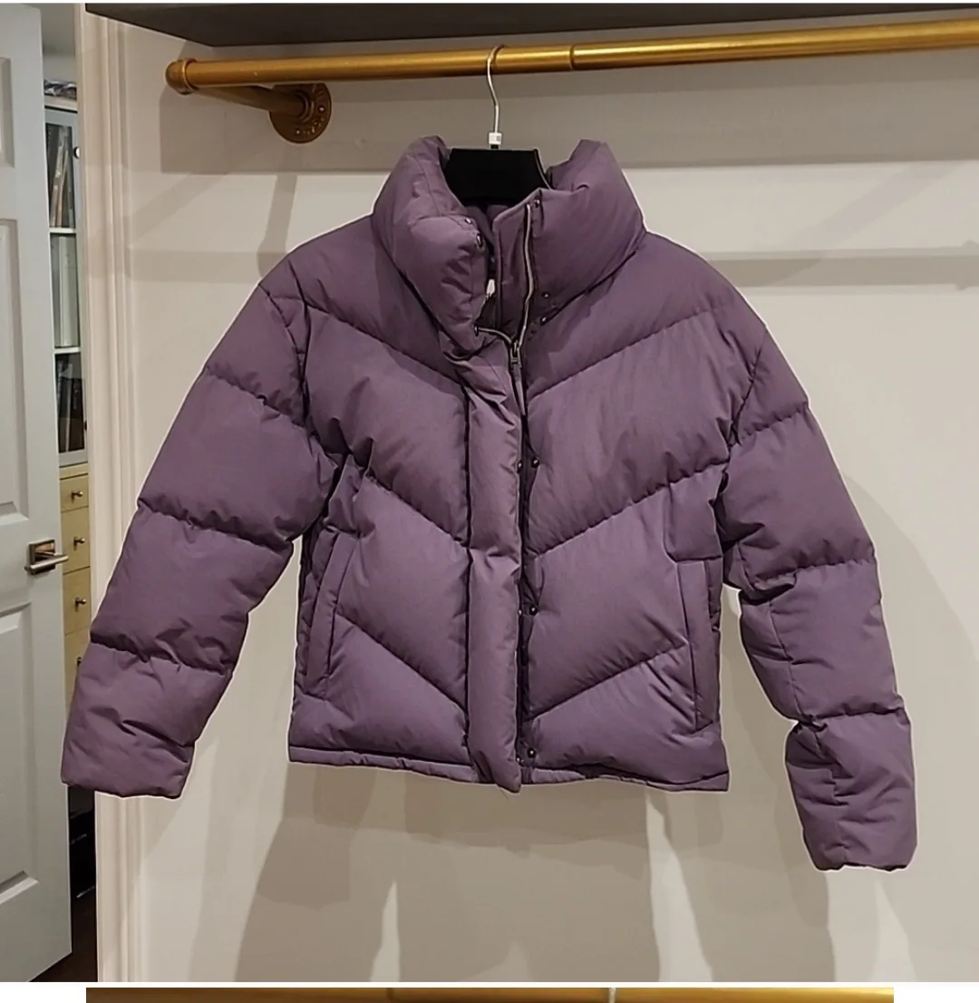 Wilfred Purple Puffer Jacket thumbnail
