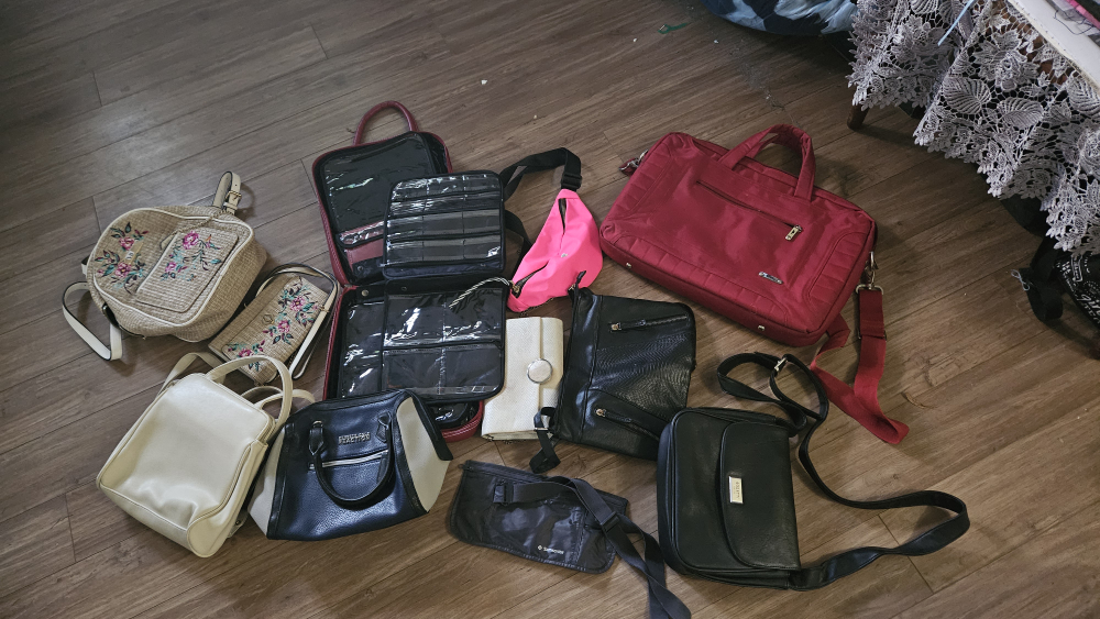 collection of purses