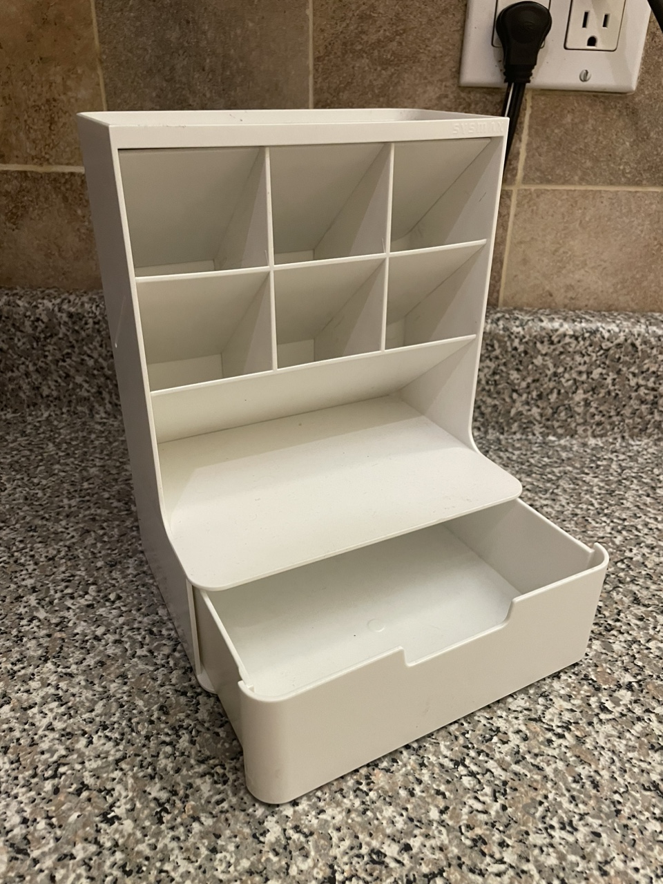 White Desk Organizer - photo 2