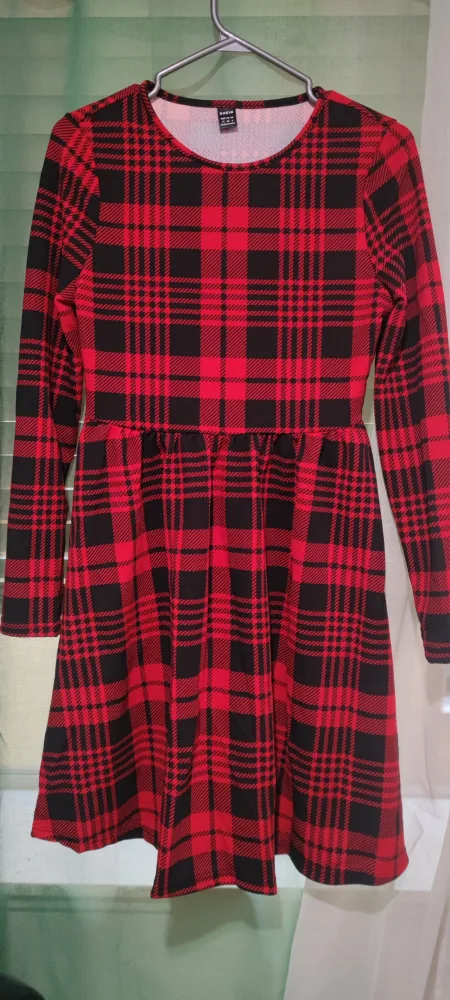 Red and Black Plaid Dress thumbnail