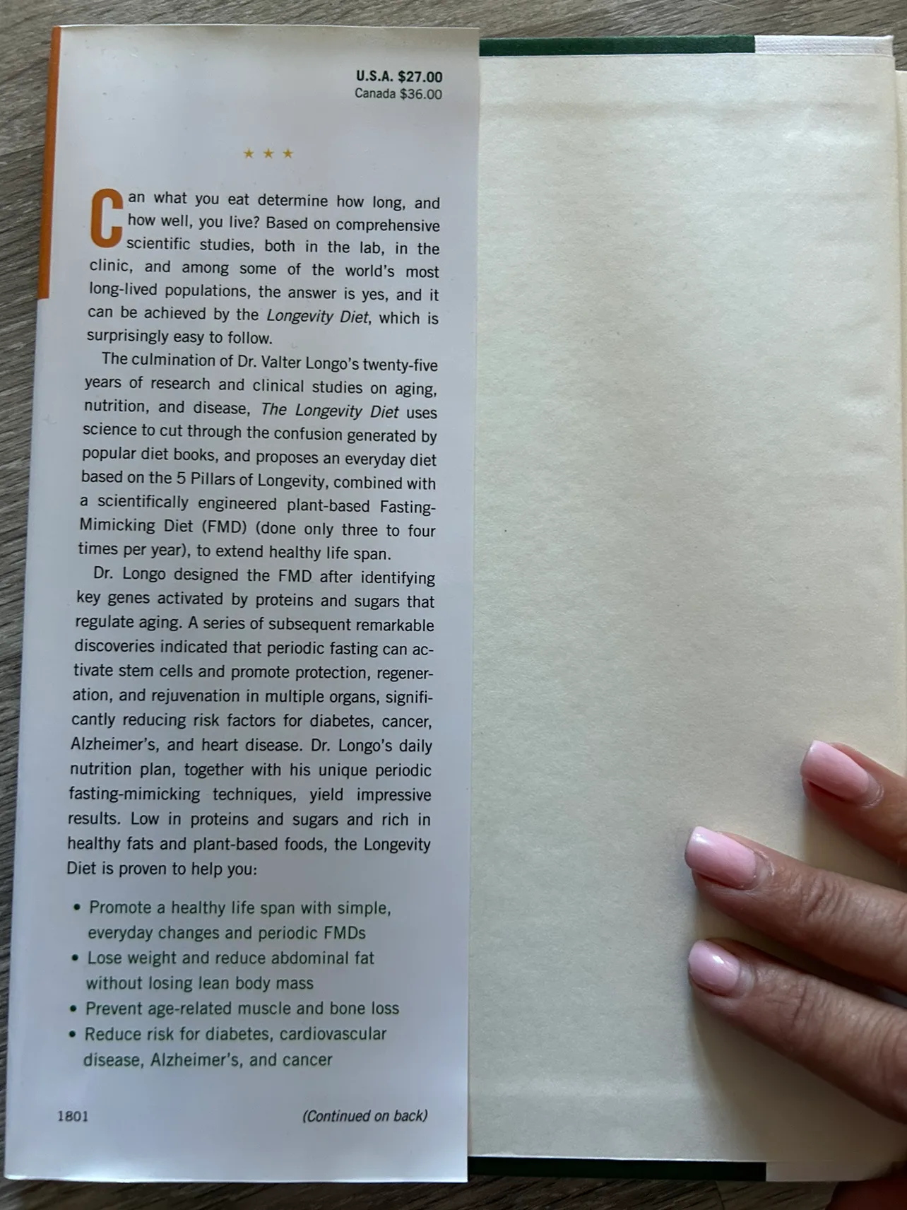 The Longevity Diet by Valter Longo, PhD image indicator(3)