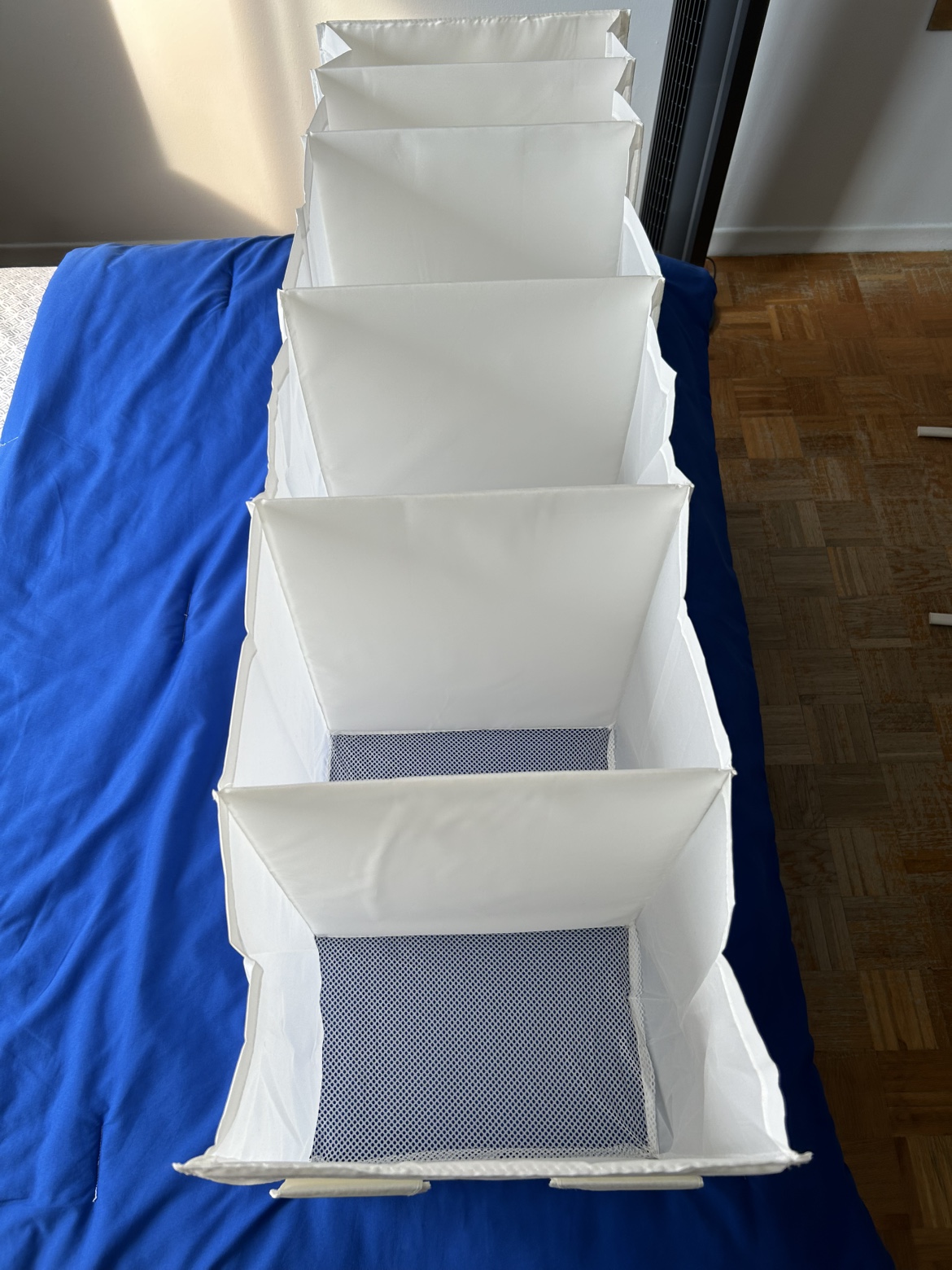 IKEA-Organiser Storage-6 Compartments-White - photo 4