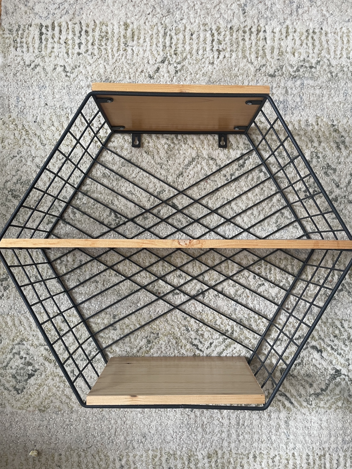 Hexagon Wall Shelf