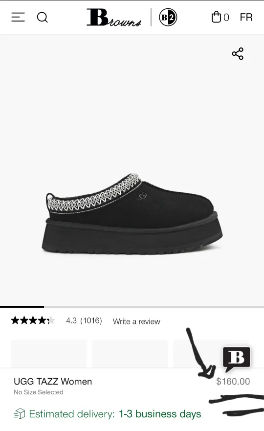 UGG Tazz Platform Slippers ✨️ size 7, black image indicator(4)