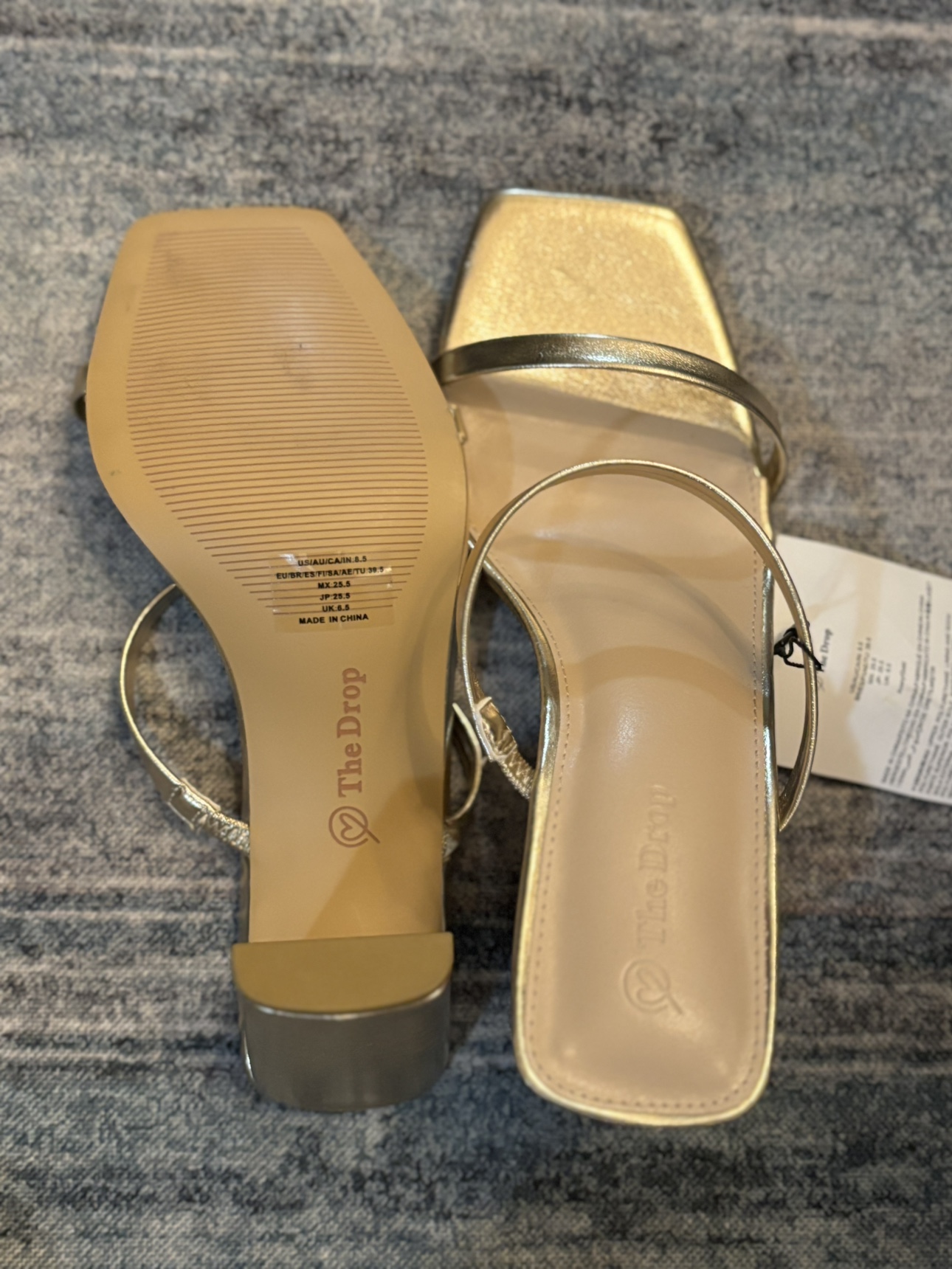 The Drop Gold Heels - photo 4