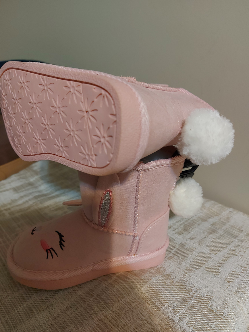 Pink Bunny Boots Size 6 - photo 2