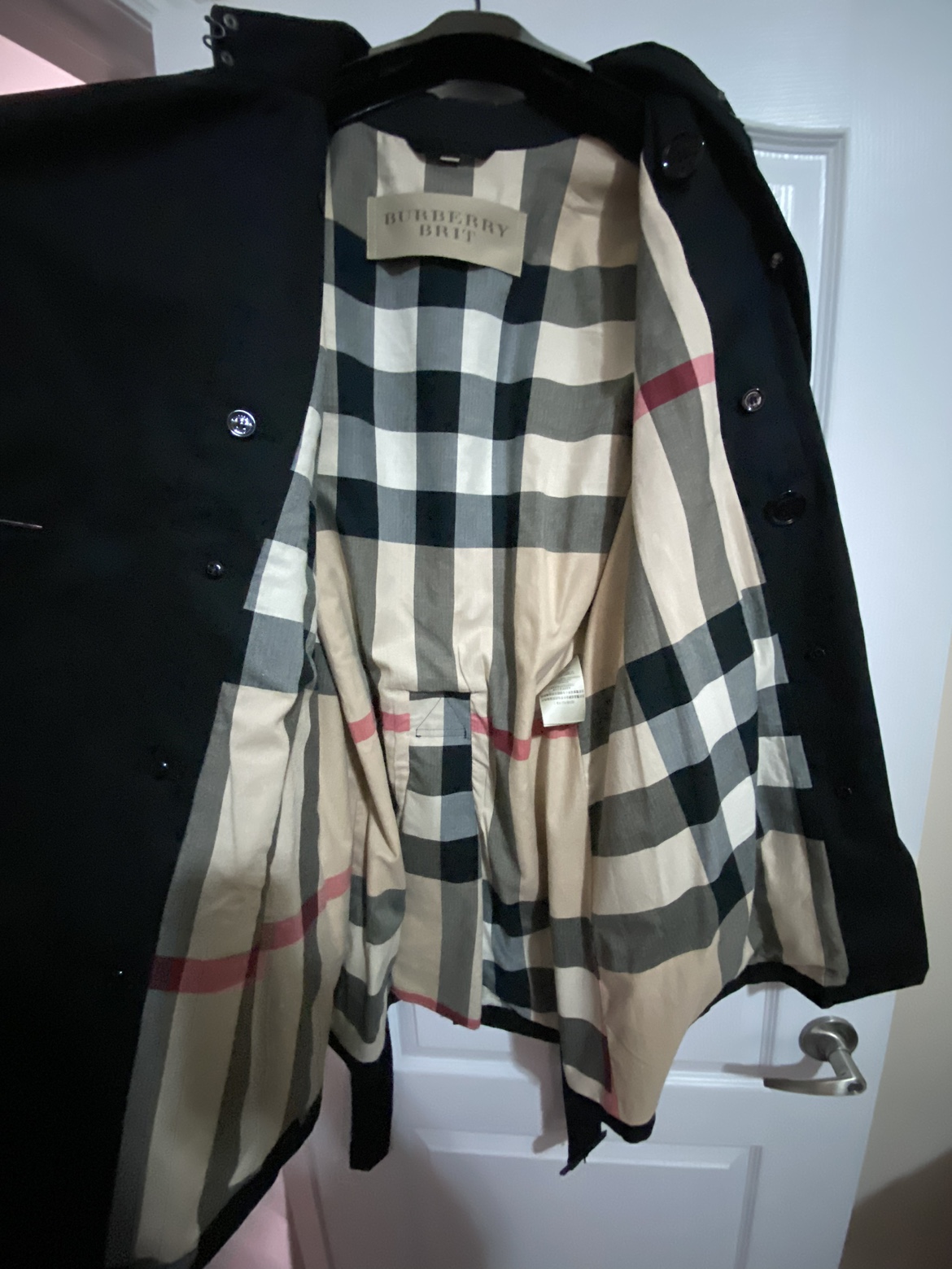 Burberry Black Trench Coat - photo 2