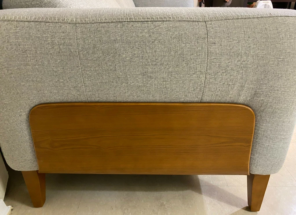 Structube Grey MAUI 3-seater sofa - photo 4