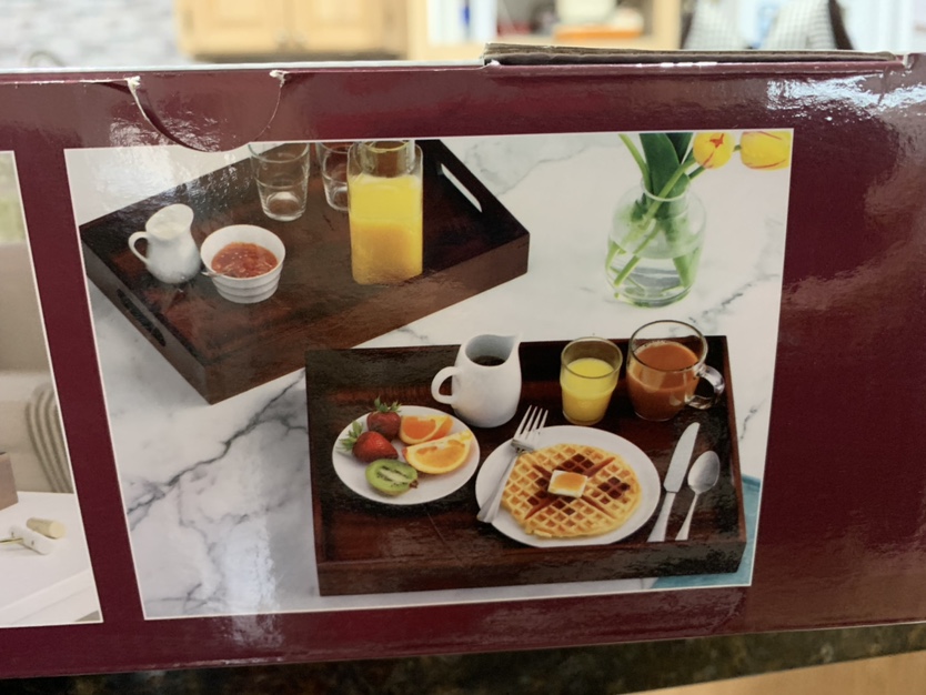 Wooden Serving Trays (Set of 2)