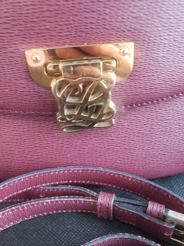 Louis Quatorze Burgundy Crossbody Bag