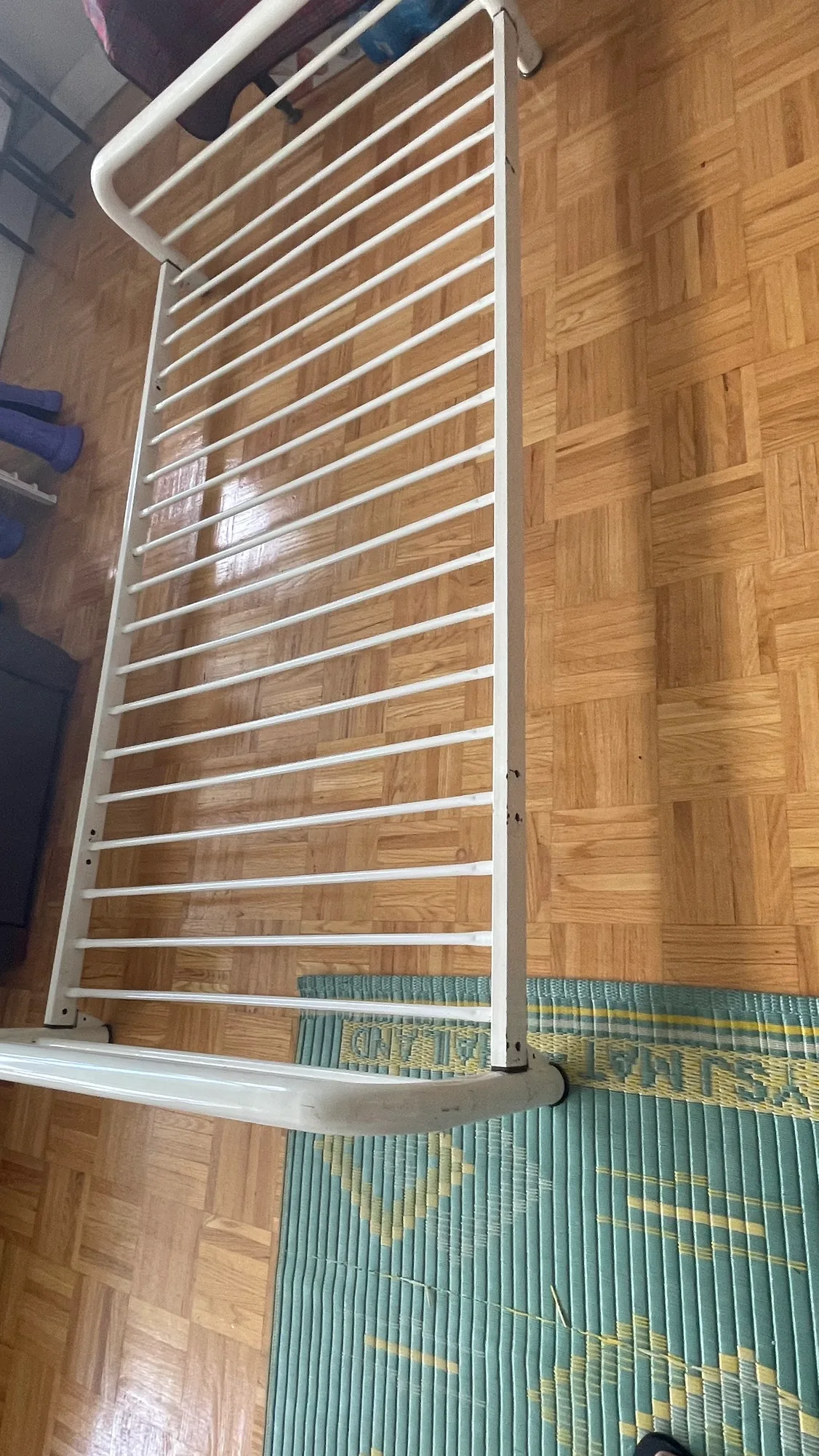 White Metal Bed Frame thumbnail