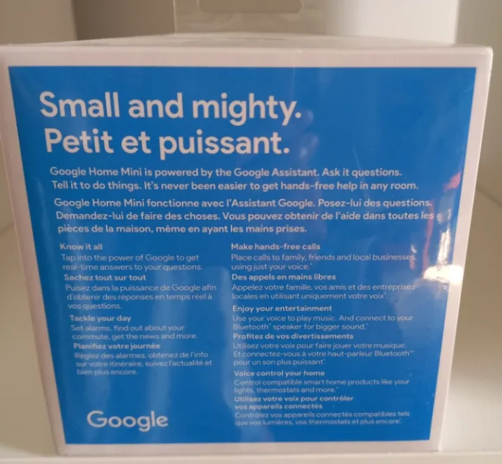 Google Home Mini (Grey) - New in box - 1st Gen. image indicator(2)