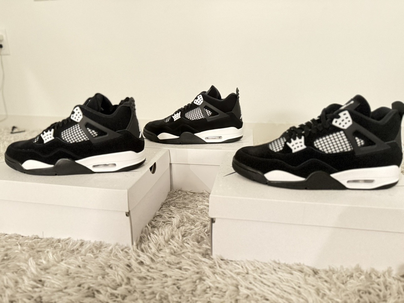 Air Jordan 4 Retro "white thunder” - photo 2