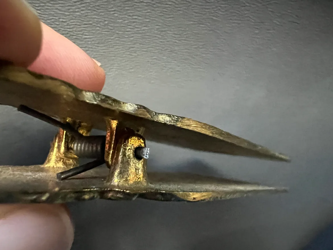 Vintage Brass Paperclip Greece image indicator(4)