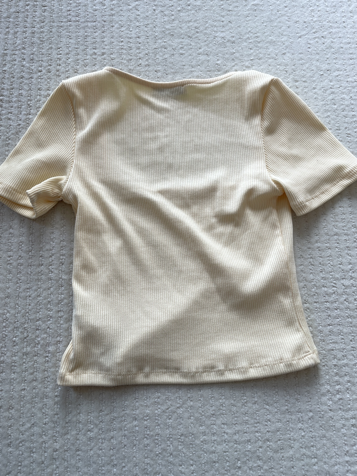 Zara Yellow Ribbed Top - photo 3