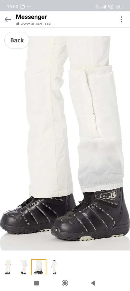 New Large Amazon Essentials Snow Pants image indicator(2)