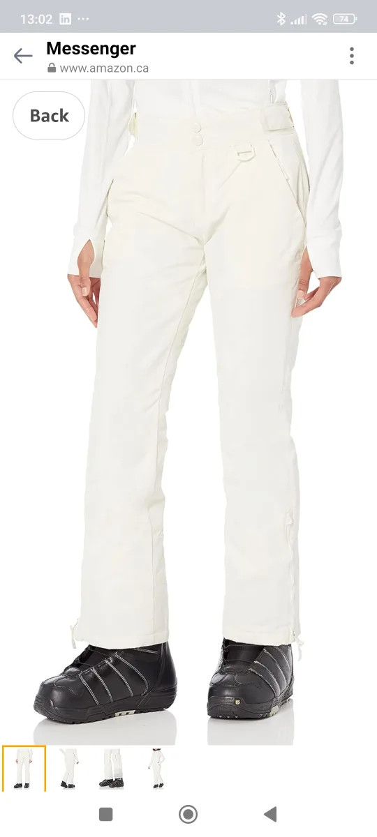 New Large Amazon Essentials Snow Pants image indicator(4)