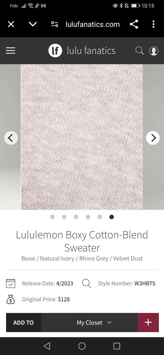 Lululemon Boxy Cotton-Blend Sweater - photo 4