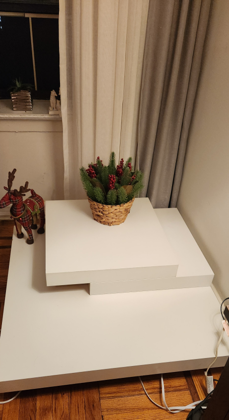 Clytee White Modern Coffee Table - photo 4