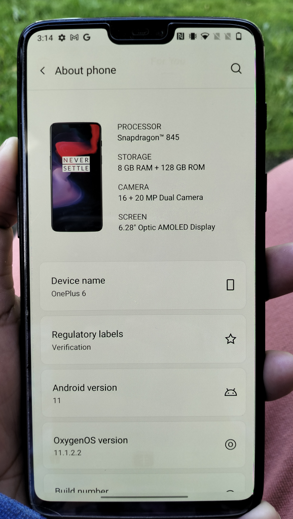 OnePlus 6 - 8GB RAM + 128GB ROM - photo 3