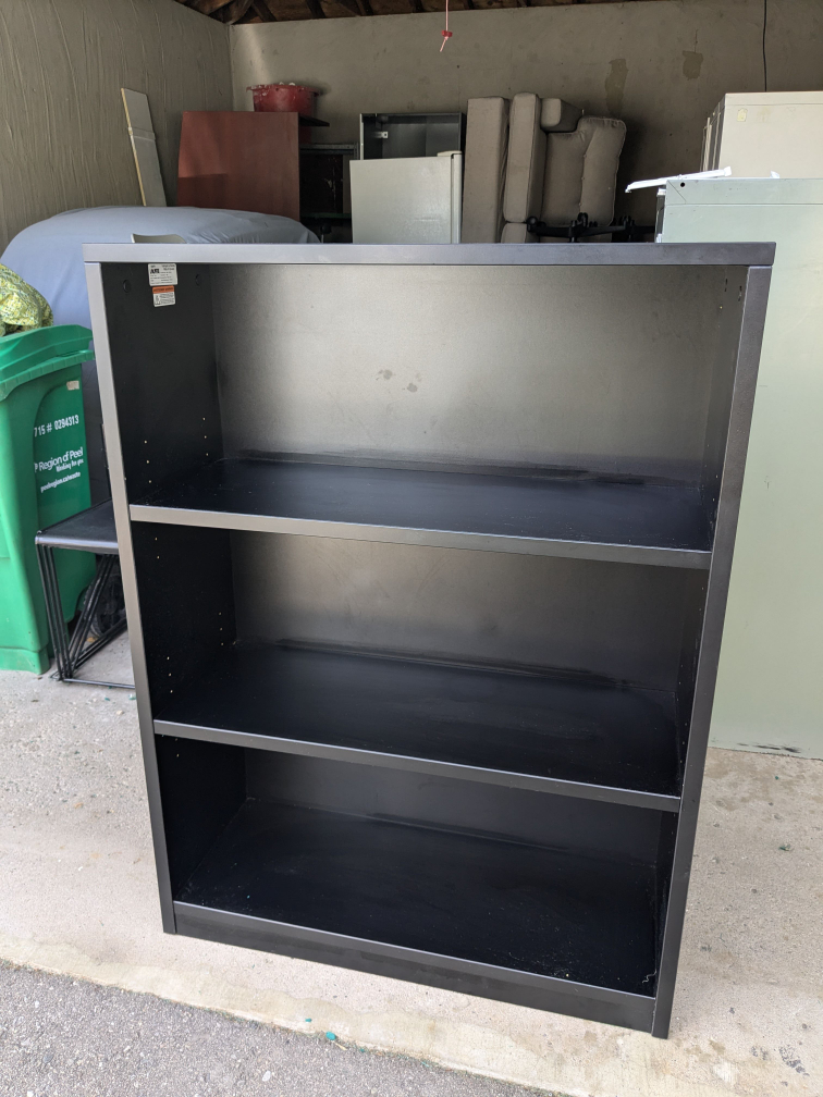 Black Wooden Bookshelf