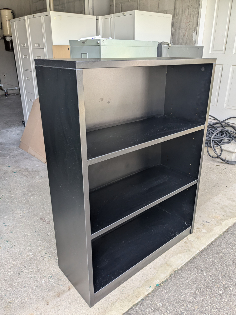 Black Wooden Bookshelf - photo 3