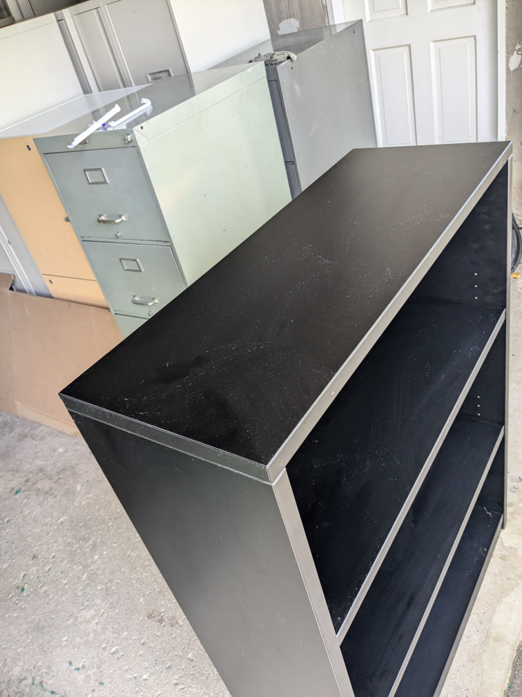 Black Wooden Bookshelf - photo 4