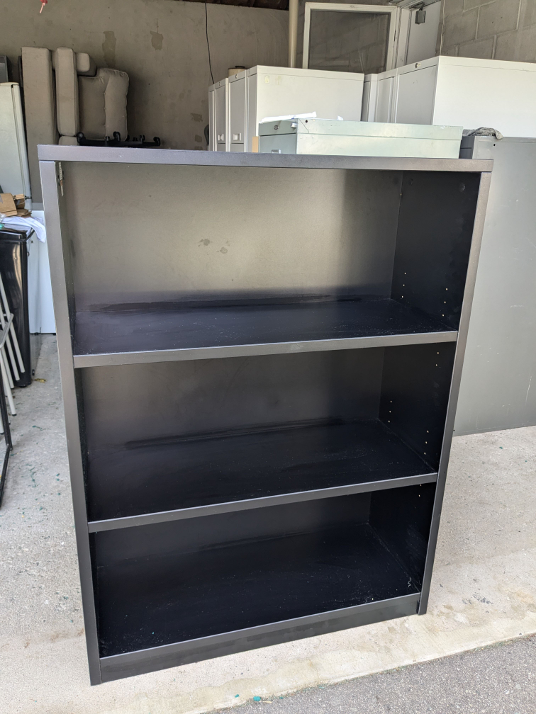 Black Wooden Bookshelf - photo 5