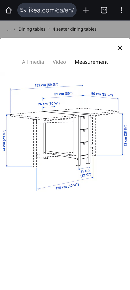 White Fold-Away Table with Storage - photo 4