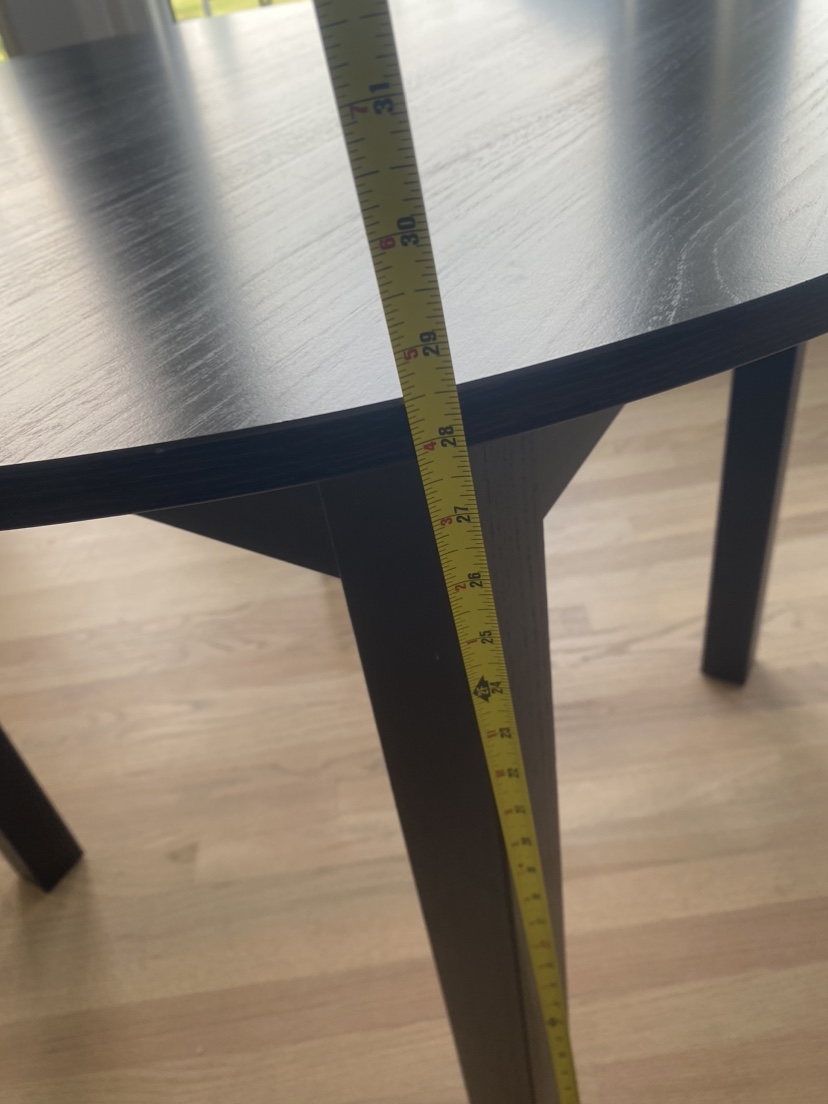Round Black Table - photo 3