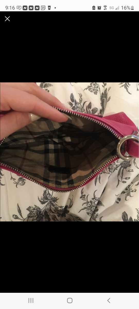 Burberry Pink Leather Clutch - photo 2