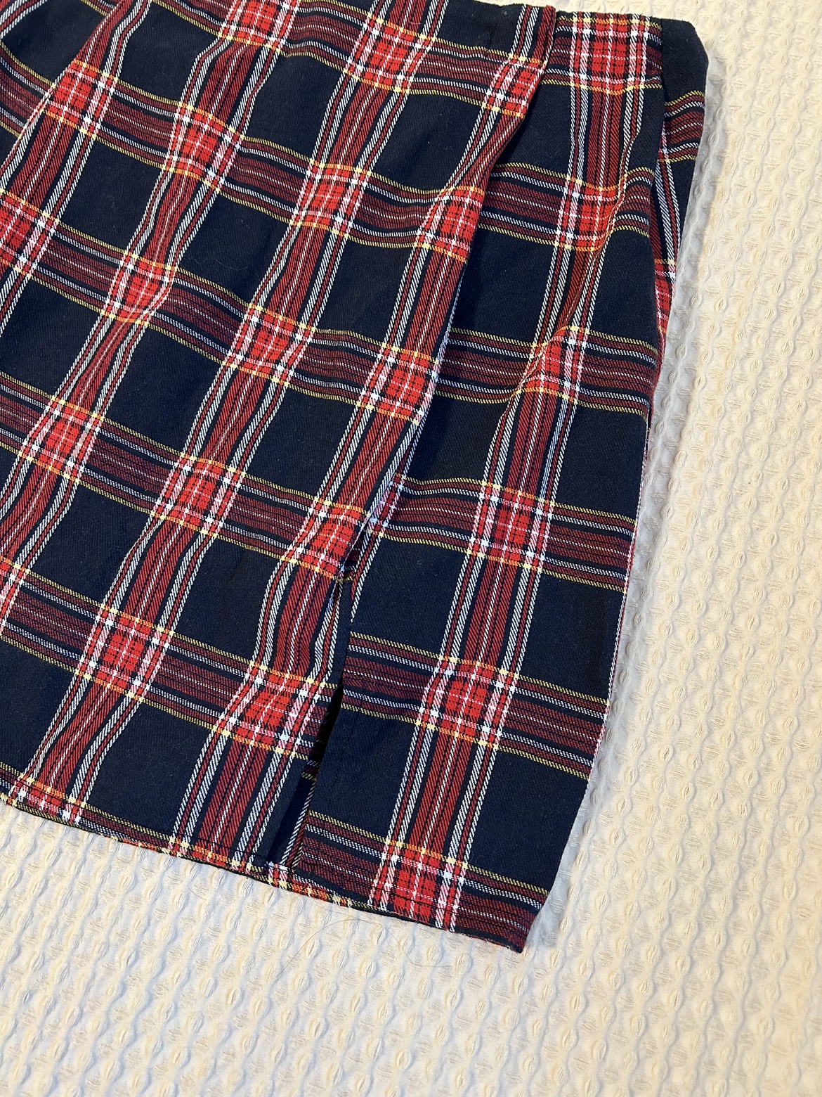 Red and Black Plaid Skirt - photo 5