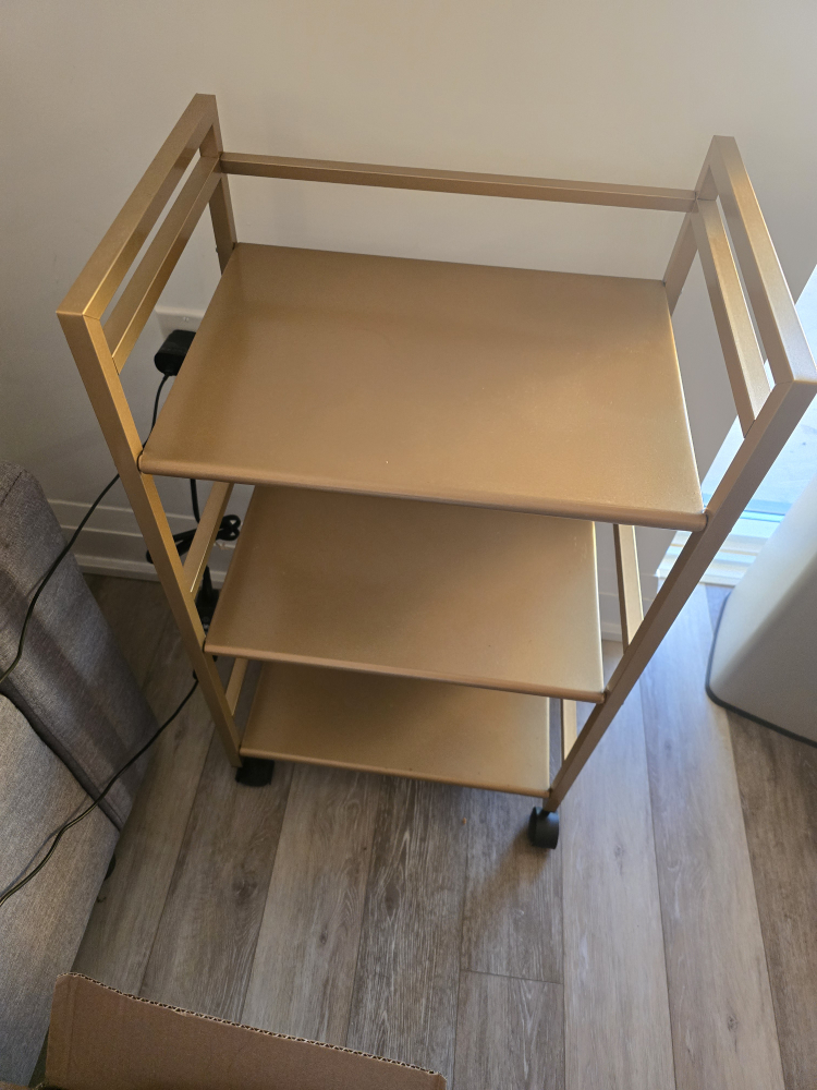 Gold Rolling Cart