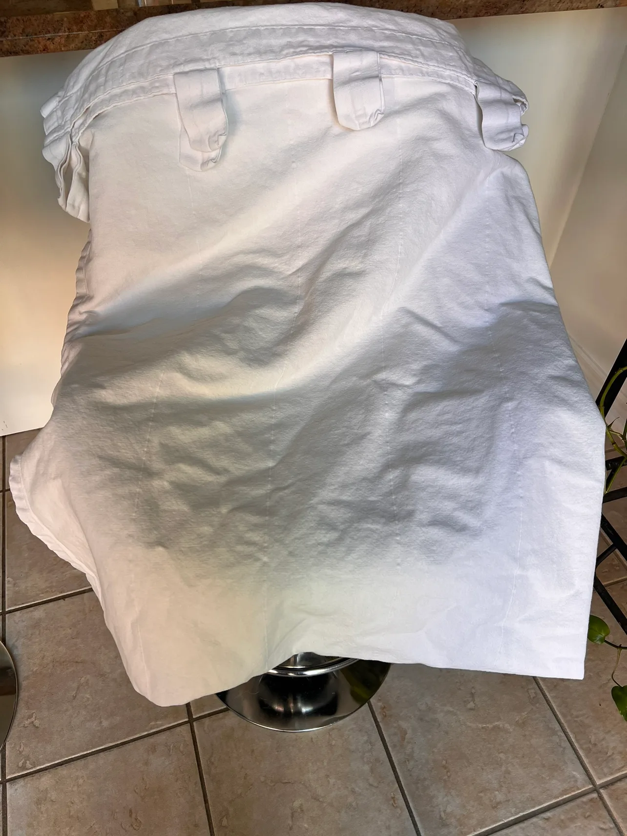 EUC White Linen Curtains 72” thumbnail