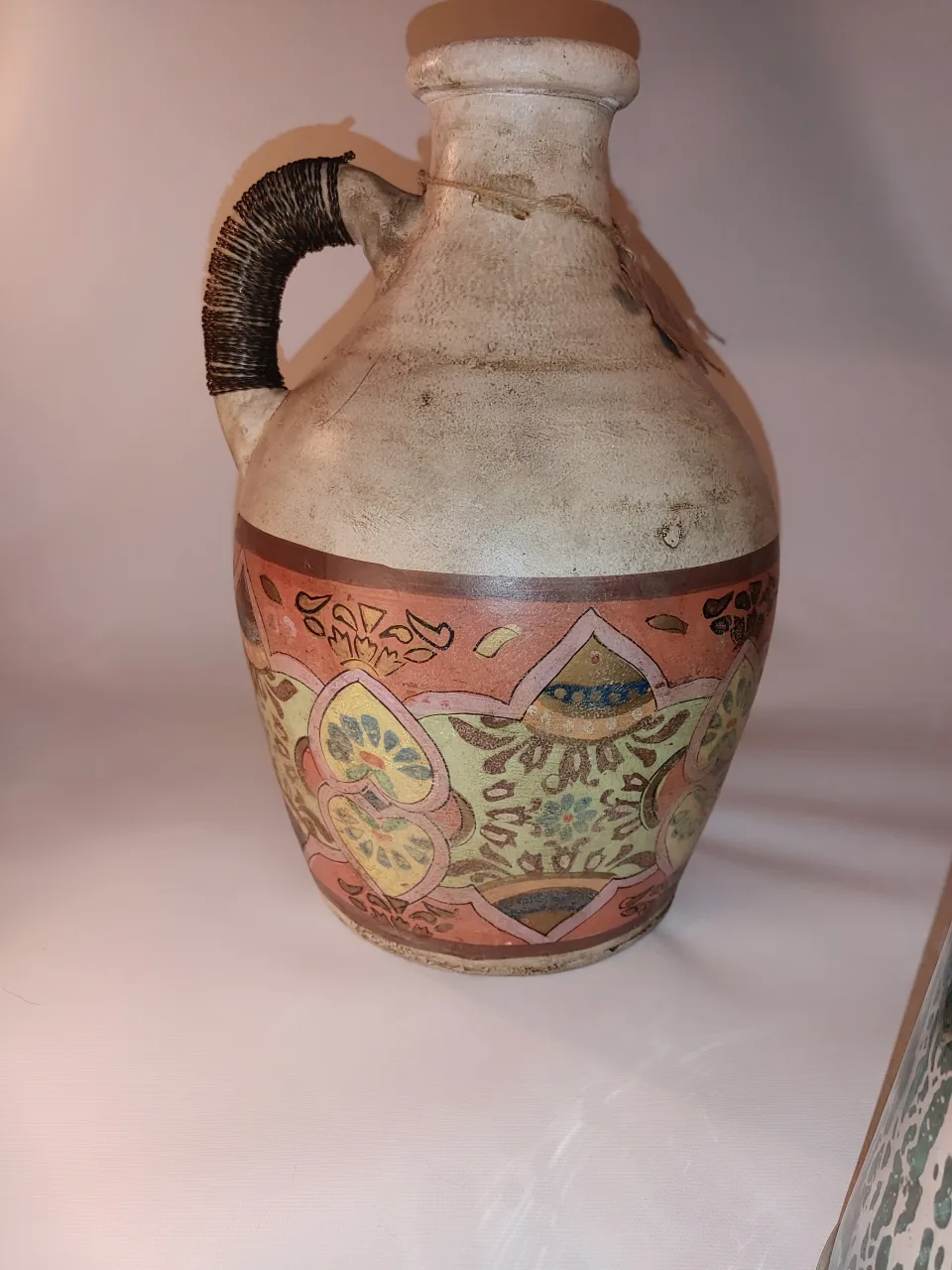 Bombay Large Hand Painted Ceramic Jug image indicator(4)